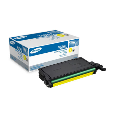 Samsung Genuine CLT-Y508L Yellow Toner -CLP620 CLP670 CLX6220