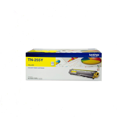 Genuine TN255Y Brother High Capacity Yellow Toner