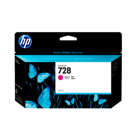 HP 728 130ml Magenta Ink Cartridge