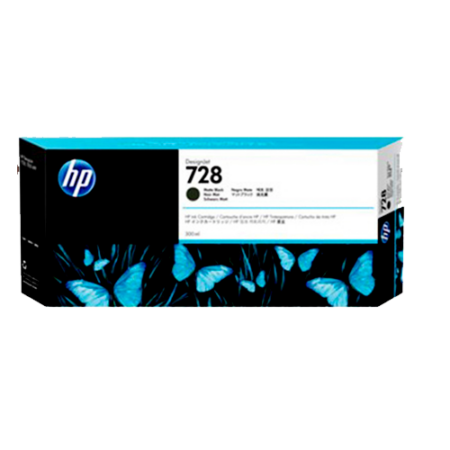 HP 728 300ml Matte Black Extra High Yield Ink Cartridge