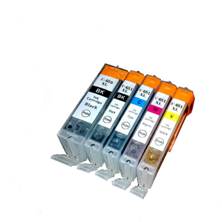 Premium Compatible Canon PGi650XL and CLi651XL 5 Pack