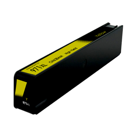 Premium Compatible HP 971 Yellow XL Ink Cartridge (CN628AA) - NEW CHIPS