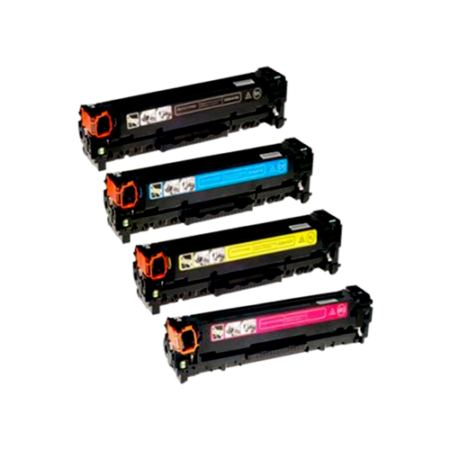 HP 305X/305A (CE410X-CE413A) Compatible Toner Bundle