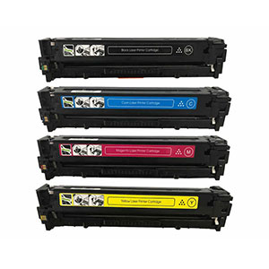 HP Compatible CE320/1/2/3 Toner Set of 4 -Bk/C/M/Y (ICE320SET)
