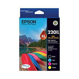 Epson 220XL High Capacity Ink Cartridge Value Pack