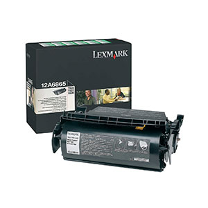 Lexmark Genuine 12A6865 High Capacity Black Cartridge