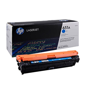 HP Genuine 651A Cyan Toner Cartridge (CE341A)