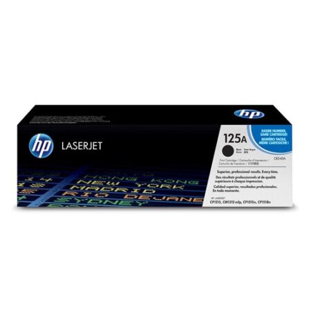 HP Genuine 125A Black Toner CB540A - LaserJet CP1215 CP1515