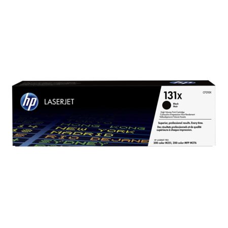 HP Genuine 131X Black Hi-Yield Toner CF210X - LaserJet M251 M276