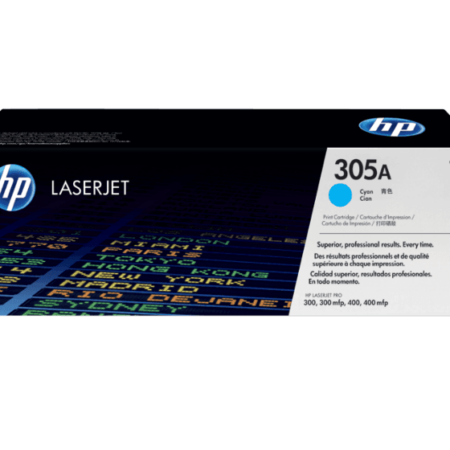 HP Genuine 305A Cyan Toner CE411A - LaserJet M375 M451 M475