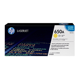 HP Genuine 650A Yellow Toner CE272A - LaserJet CP5525