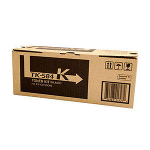 Kyocera Genuine TK584K Black Toner - FSC5150DN