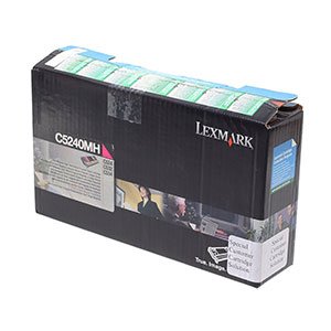 Lexmark Genuine C5240MH Hi-Yield Magenta Toner - C524 C534