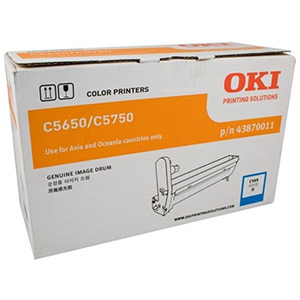 Oki Genuine 43870011 Cyan Drum Unit - C5650n C5750n