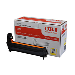 Oki Genuine 44315109 Yellow Drum Unit - C610