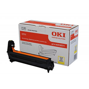 Oki Genuine 44318509 Yellow Drum Unit - C711