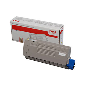 Oki Genuine 44318609 Yellow Toner - C710 C711