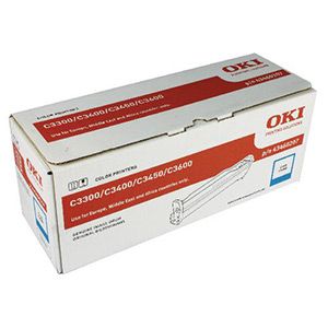 Oki Genuine C33CDRUM Cyan Drum Unit - C3300 C3400 C3600