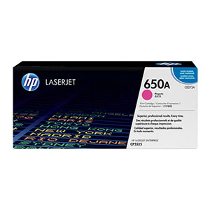 HP Genuine 650A Magenta Toner CE273A- LaserJet CP5525