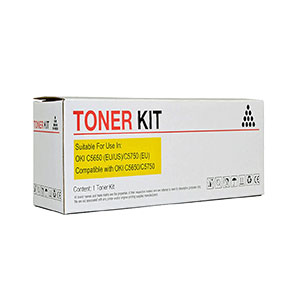 Oki Compatible C5650/C5750 Yellow Toner