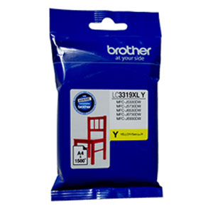 Brother Genuine LC3319XLY High Yield Yellow Ink