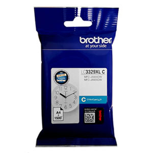 Brother Genuine LC3329XLC Hi Yield Ink Cyan Cartridge