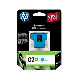 HP Genuine 02XL Light Cyan Ink Cartridge
